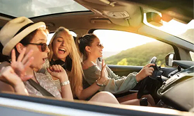 Modern road trip after pandemic